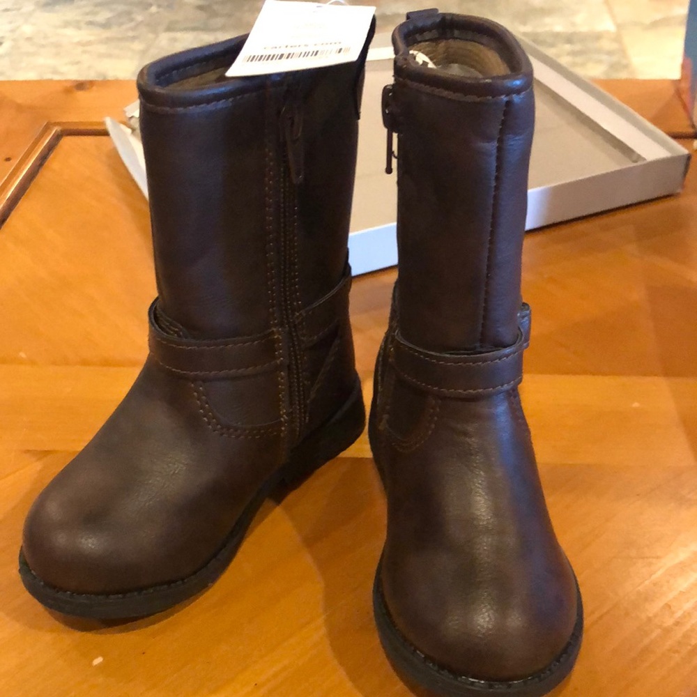 NWT little girls brown boots